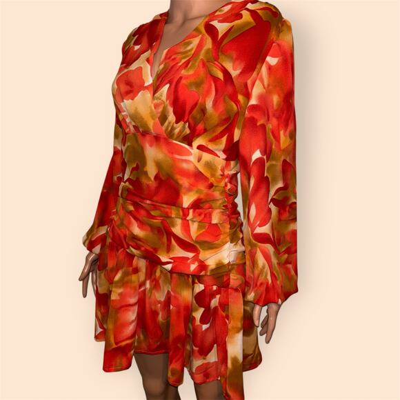 SHEIN Size Large Long Sleeve Mini Dress - Picture 1 of 6